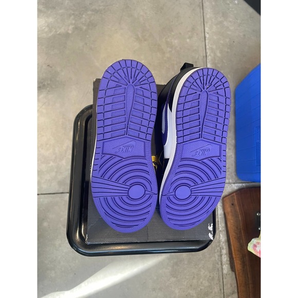 Jordan 1 Mid Dark Iris SZ 2.5 - Picture 7 of 9
